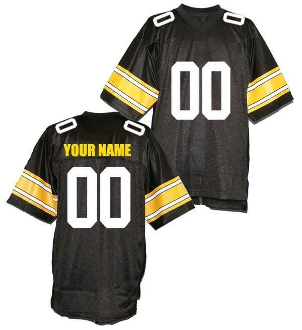 Iowa Football Jersey Custom Name Number NCAA College Black 10 Iowa Football Jersey Custom Name Number NCAA College Black