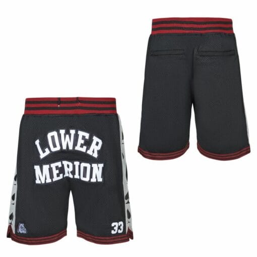 Kobe Hs Bulldogs Lower Merion Black Basketball Shorts