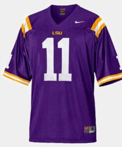 Lsu Tigers #11 Spencer Ware College Football Purple Jersey