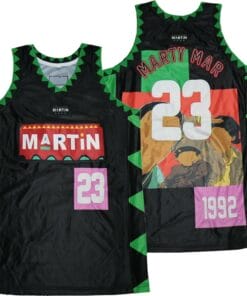 Martin Mar #23 Imma Be Alright Black Movie Basketball Jersey