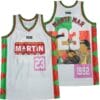 Marty Mar #23 In The House Movie Basketball Jersey White 4 Marty Mar 23 In The House Movie Basketball Jersey White