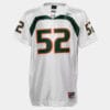 Miami Hurricanes #52 Ray Lewis College Football White Jersey