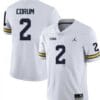 Michigan Blake Corum Jersey #2 College Football White