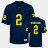 Wolverines Woodson Jersey #2 NCAA College Football Blue 6 Wolverines Woodson Jersey #2 NCAA College Football Blue