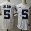 Michigan Wolverines 5 Joe Milton College Football Jersey White