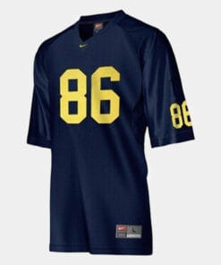 Michigan Wolverines #86 Mario Manningham College Football Blue Jersey
