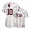 Mississippi State Bulldogs 10 Josh Hatcher White Baseball Jersey 5 Mississippi State Bulldogs 10 Josh Hatcher White Baseball Jersey