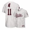 Mississippi State Bulldogs 11 Jordan Westburg White Baseball Jersey 5 Mississippi State Bulldogs 11 Jordan Westburg White Baseball Jersey