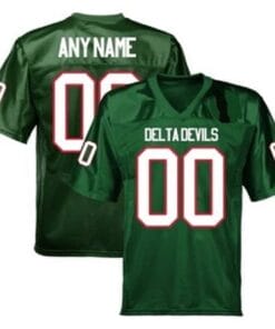 Mississippi Valley State Custom Jersey Name Number Football Green