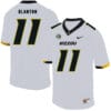 Missouri Tigers #11 Kendall Blanton College Football Jersey White