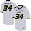 Missouri Tigers #34 Larry Rountree III College Football Jersey White