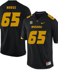 Missouri Tigers #65 Mitch Morse NCAA College Football Jersey Black