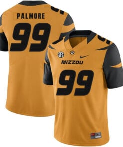 Missouri Tigers #99 Walter Palmore College Football Jersey Yellow