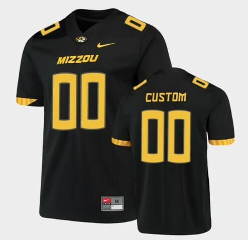 Missouri Tigers Custom Jersey Name and Number Black Untouchable Game 10 Missouri Tigers Custom Jersey Name and Number Black Untouchable Game