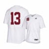 NC State Wolfpack 13 Tyler McDonough White College Baseball Jersey 5 NC State Wolfpack 13 Tyler McDonough White College Baseball Jersey