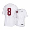 NC State Wolfpack 8 Jose Torres White College Baseball Jersey