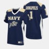 Navy Midshipmen #1 College Football Navy Jersey 7 Navy Midshipmen #1 College Football Navy Jersey