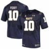 Navy Midshipmen #10 Malcolm Perry College Football Jersey Stitched 6 Navy Midshipmen #10 Malcolm Perry College Football Jersey Stitched