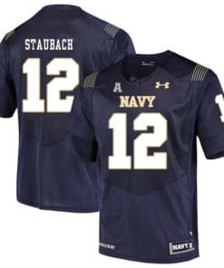 Navy Midshipmen #12 Roger Staubach College Football Jersey Stitched