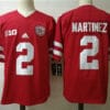 Nebraska Cornhuskers 2 Adrian Martinez Football Jersey Red