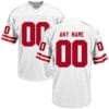 Nebraska Cornhuskers Custom Jersey Name and Number College Football White