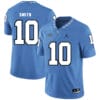 North Carolina Tar Heels #10 Andre Smith NCAA Football Jersey Blue