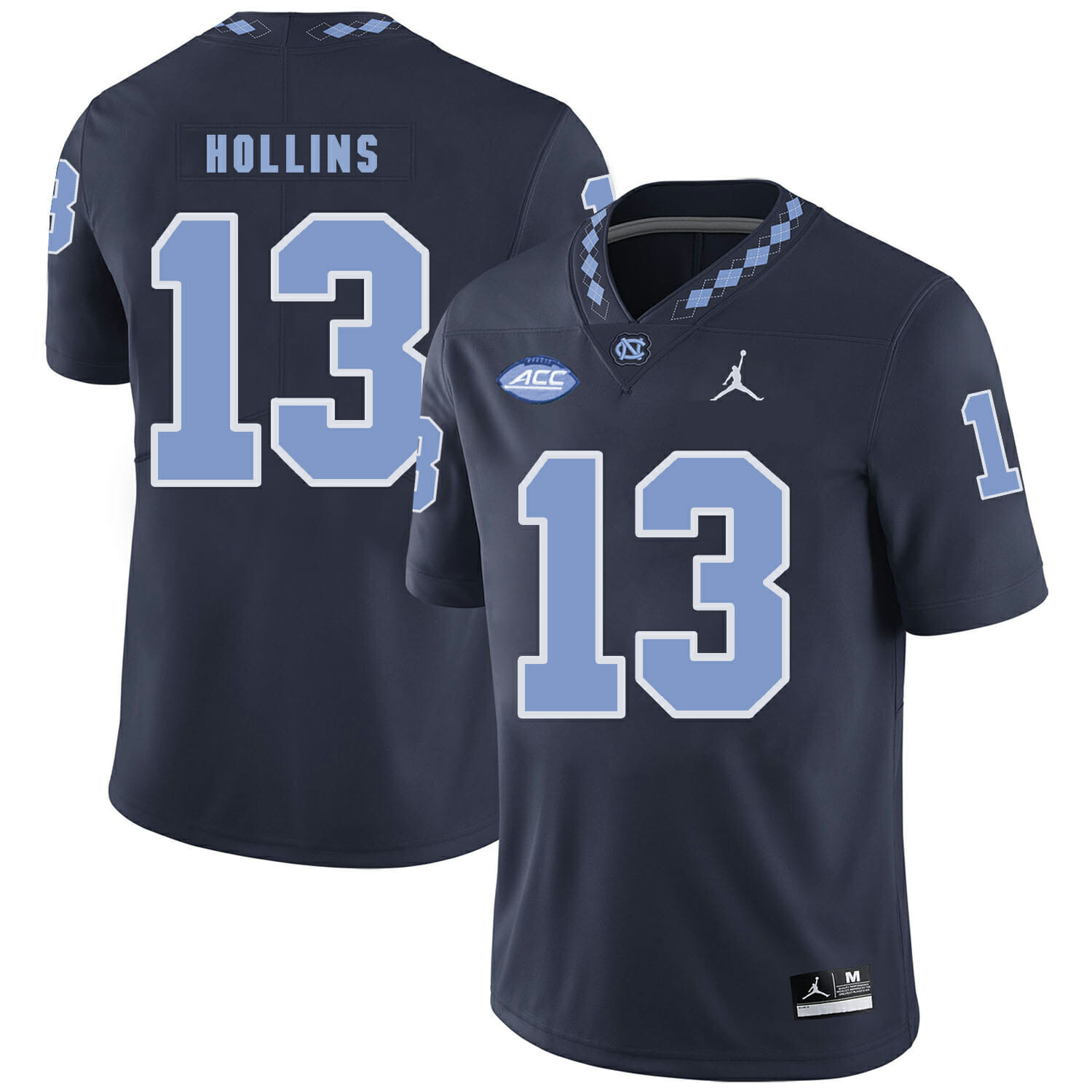 North Carolina Tar Heels #13 Mack Hollins NCAA Football Jersey Black 1 North Carolina Tar Heels #13 Mack Hollins NCAA Football Jersey Black