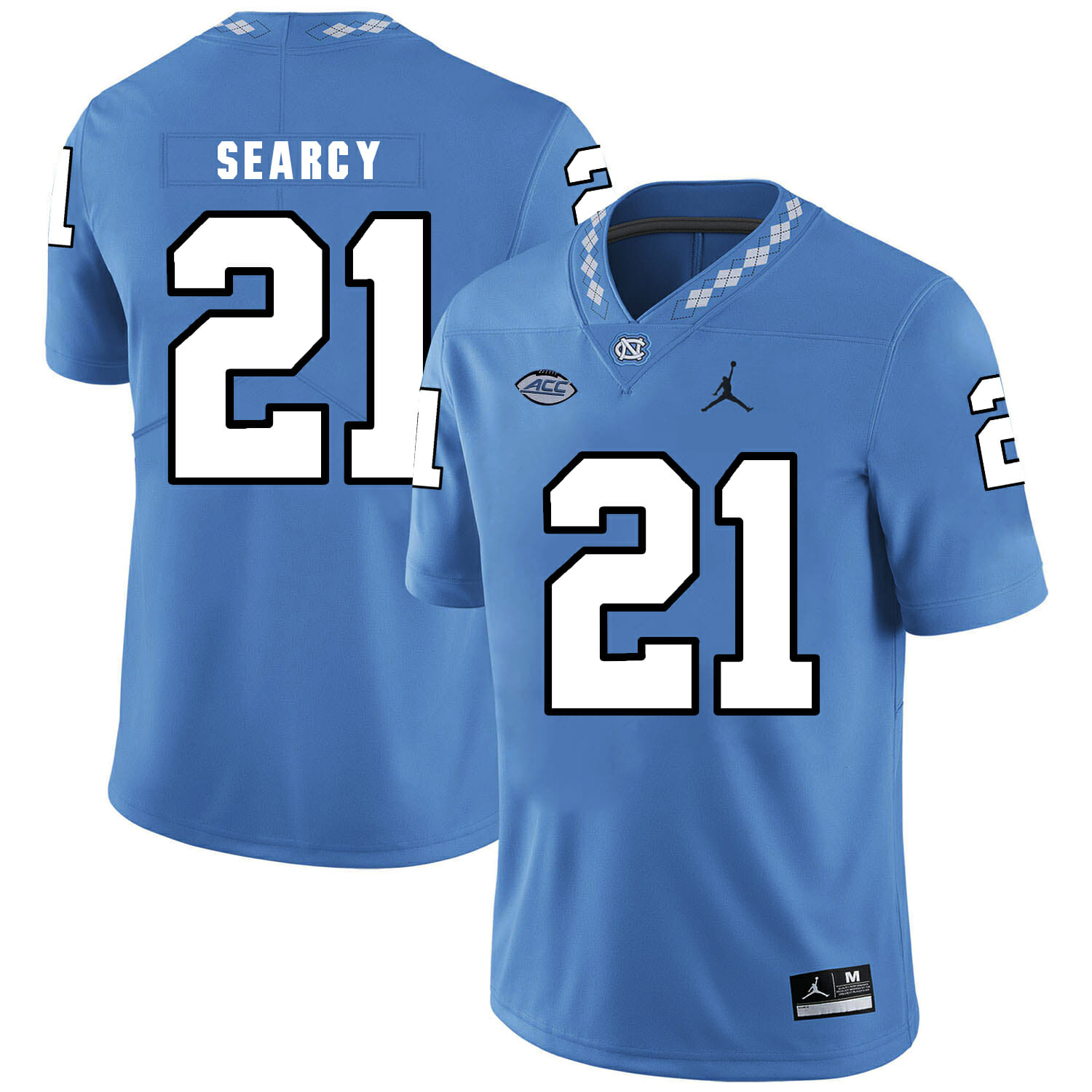 North Carolina Tar Heels #21 Da'Norris Searcy Football Jersey Blue 1 North Carolina Tar Heels #21 Da'Norris Searcy Football Jersey Blue