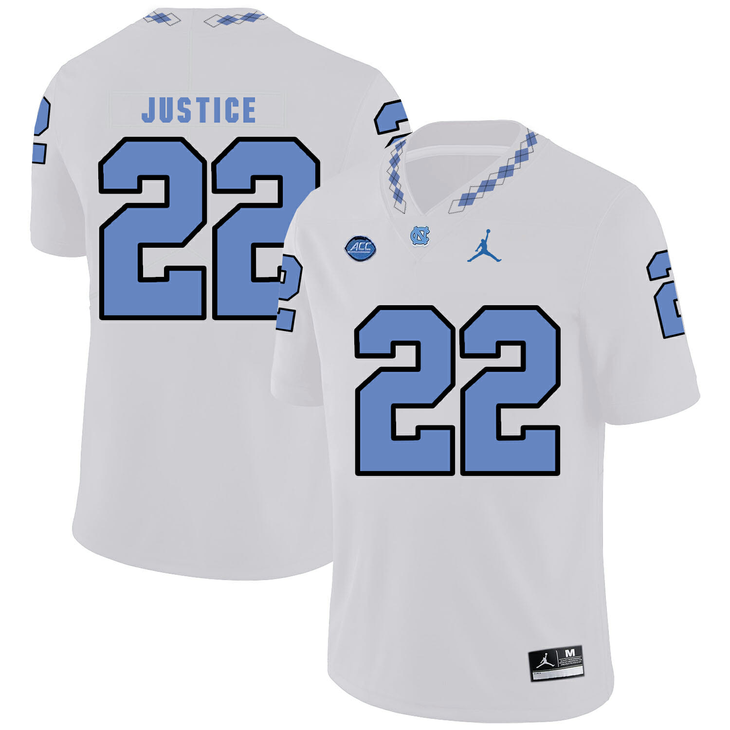 North Carolina Tar Heels #22 Charlie Justice Football Jersey White 1 North Carolina Tar Heels #22 Charlie Justice Football Jersey White