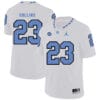 North Carolina Tar Heels #23 Cayson Collins Football Jersey White