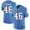 North Carolina Tar Heels #46 Bill Sutherland Football Jersey Blue