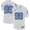 North Carolina Tar Heels #99 George Barclay Football Jersey White