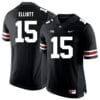 Ohio State Buckeyes #15 Ezekiel Elliott Football Jersey Black 7 Ohio State Buckeyes #15 Ezekiel Elliott Football Jersey Black