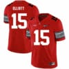Ohio State Buckeyes #15 Ezekiel Elliott Football Jersey Diamond Red 7 Ohio State Buckeyes #15 Ezekiel Elliott Football Jersey Diamond Red