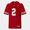 Ohio State Buckeyes #2 Cris Carter College Football Red Jersey 6 Ohio State Buckeyes #2 Cris Carter College Football Red Jersey