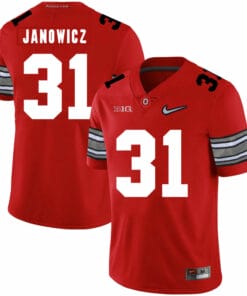 Ohio State Buckeyes #31 Vic Janowicz Football Jersey Diamond Red
