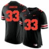 Ohio State Buckeyes #33 Pete Johnson Football Jersey Black Shadow