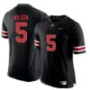 Ohio State Buckeyes #5 Garrett Wilson NCAA Football Black Jersey 7 Ohio State Buckeyes #5 Garrett Wilson NCAA Football Black Jersey