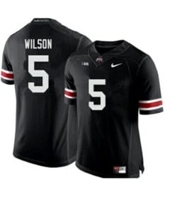 Ohio State Buckeyes #5 Garrett Wilson NCAA Football Jersey Black