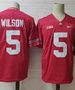 Ohio State Buckeyes #5 Wilson College Football Jersey Red