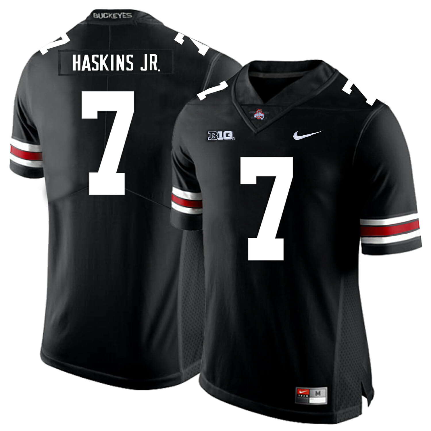 Ohio State Buckeyes #7 Dwayne Haskins Football Jersey Black 1 Ohio State Buckeyes #7 Dwayne Haskins Football Jersey Black