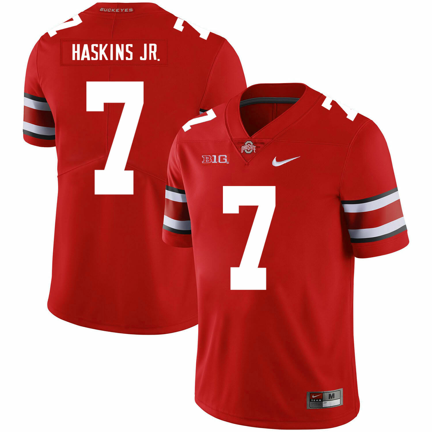 Ohio State Buckeyes #7 Dwayne Haskins Football Jersey Red 1 Ohio State Buckeyes #7 Dwayne Haskins Football Jersey Red