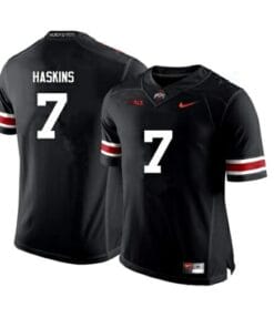 Ohio State Buckeyes #7 Dwayne Haskins NCAA College Football Jersey Black