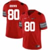 Ohio State Buckeyes #80 Noah Brown Football Jersey Diamond Red