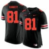 Ohio State Buckeyes #81 Nick Vannett Football Jersey Black Shadow 7 Ohio State Buckeyes #81 Nick Vannett Football Jersey Black Shadow