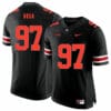 Ohio State Buckeyes #97 Joey Bosa Football Jersey Black Shadow