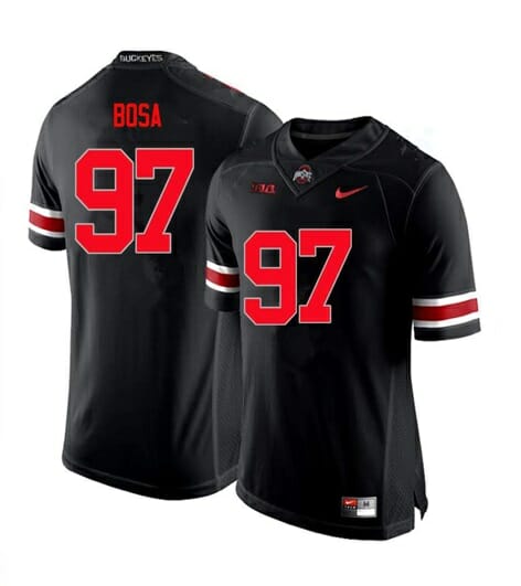 Ohio State Buckeyes #97 Joey Bosa Limited NCAA College Football Black Jersey 1 Ohio State Buckeyes #97 Joey Bosa Limited NCAA College Football Black Jersey