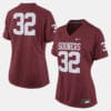 Oklahoma Sooners #32 College Football Crimson Jersey