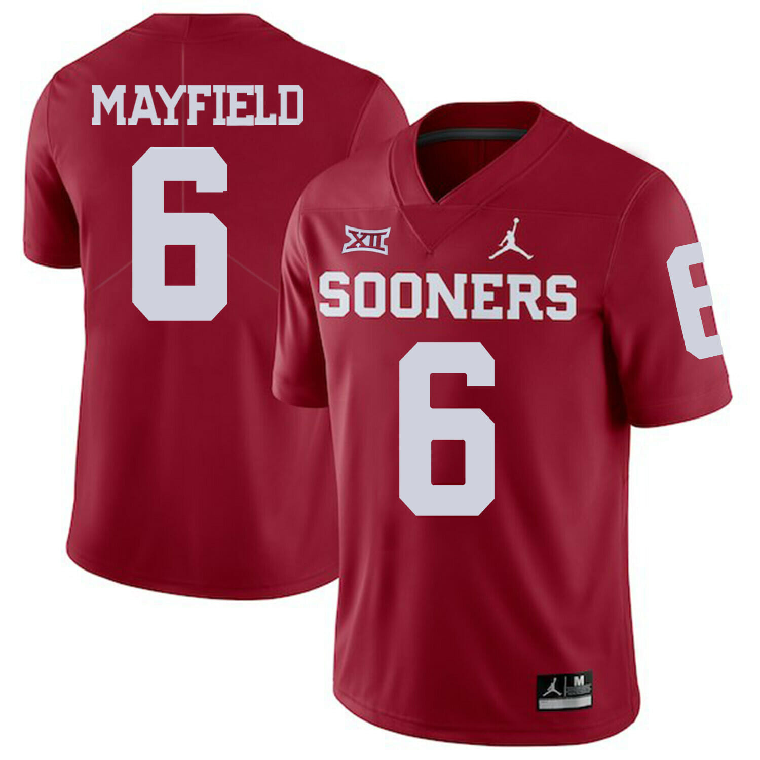 Oklahoma Sooners #6 Baker Mayfield Football Jersey Dark Red 1 Oklahoma Sooners #6 Baker Mayfield Football Jersey Dark Red