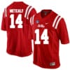 Ole Miss Rebels #14 D.K. Metcalf NCAA College Football Jersey Red